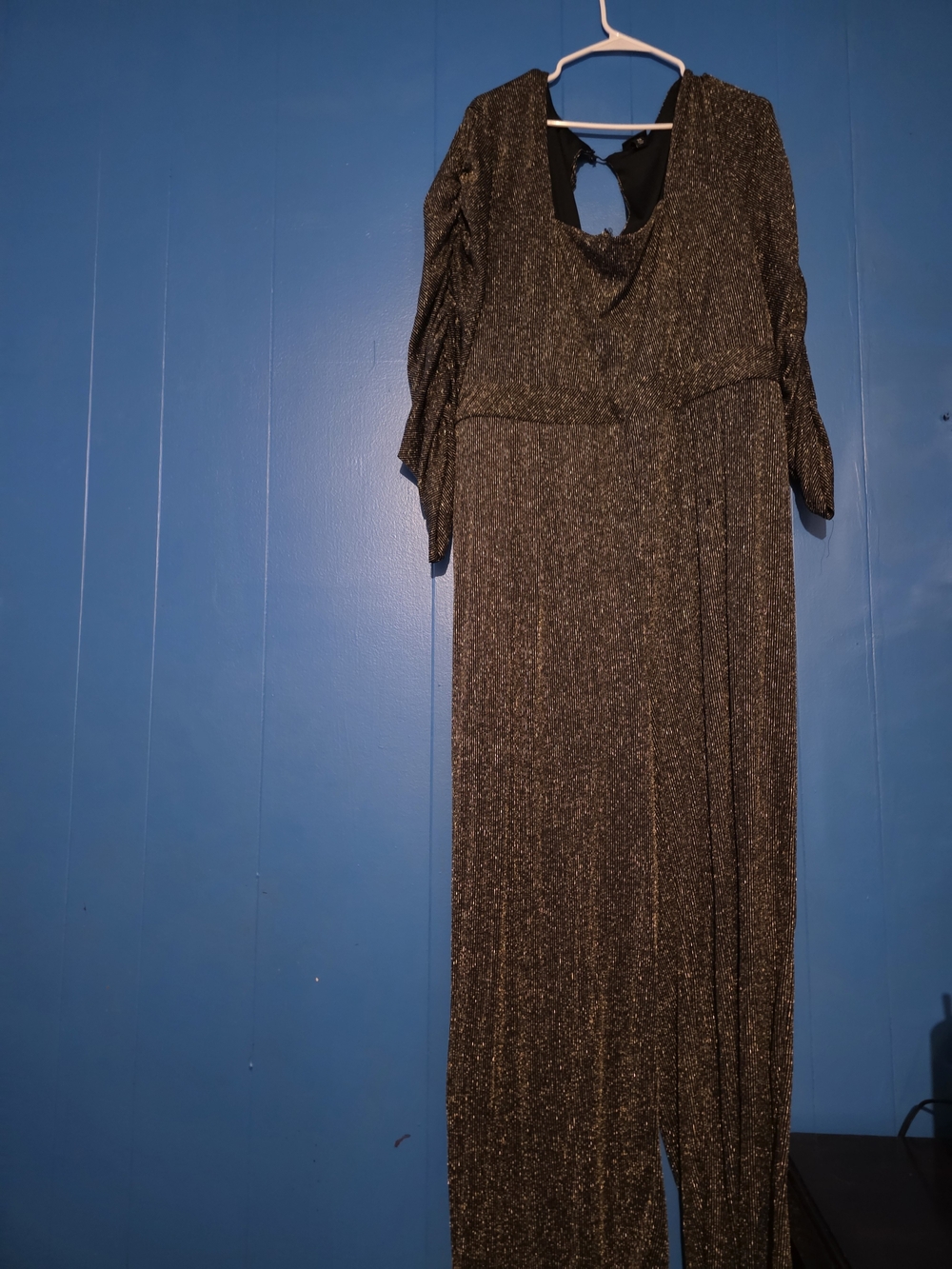 torrid Black Metallic Glitter Jumpsuit